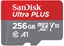 Изображение SanDisk microSDXC Ultra PLUS 256GB (A1/UHS-1/Cl.10/160MB/s) + Adapter