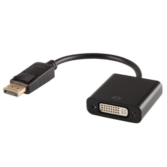Picture of Savio CL-91 DisplayPort to DVI Video Adapter / 24 pin (F) / 10.8 Gbps / 1080p