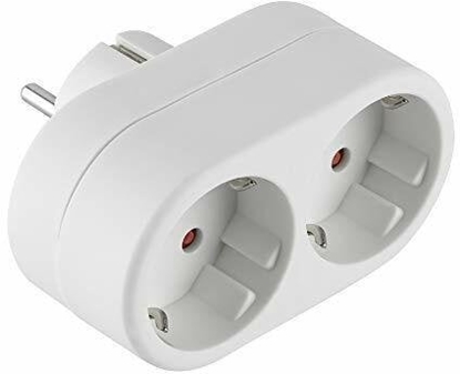 Picture of Schneider Electric Electraline 55072 AC Adapter 2 podwójny 16A 250v