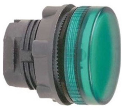 Attēls no Schneider Electric Gówka lampki sygnalizacyjnej 22mm zielona - ZB5AV033