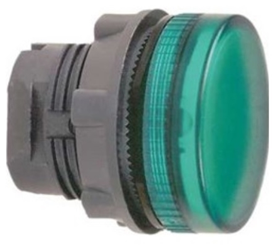 Picture of Schneider Electric Gówka lampki sygnalizacyjnej 22mm zielona - ZB5AV033