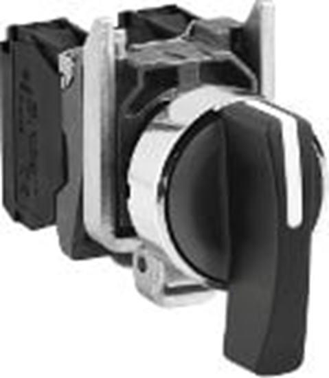 Picture of Schneider Electric Przecznik 2 pooeniowy pokrto 22mm czarny 2Z bez samopowrotu (XB4BJ33)