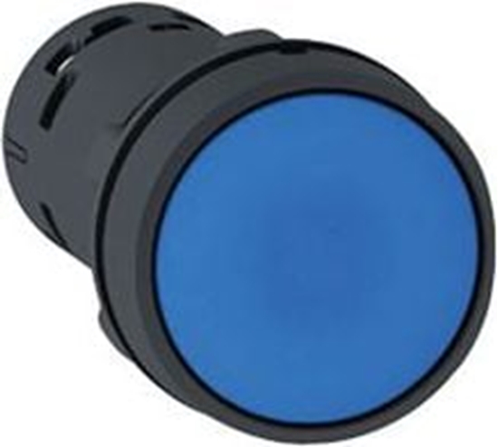 Picture of Schneider Electric Przycisk sterowniczy 22mm niebieski z samopowrotem 1Z 1R (XB7NA65)