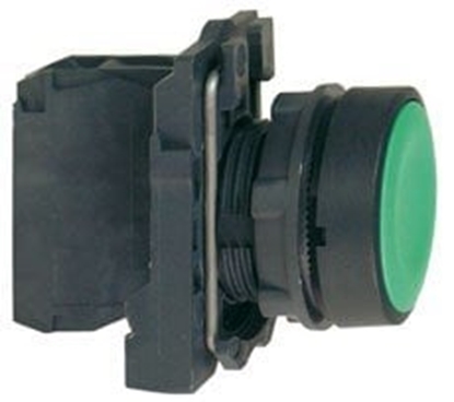 Picture of Schneider Electric Przycisk sterowniczy z samopowrotem 1Z 0R 22mm zielony XB5AA31