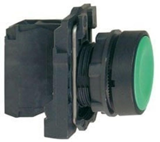 Picture of Schneider Electric Przycisk sterowniczy z samopowrotem 1Z 0R 22mm zielony XB5AA31