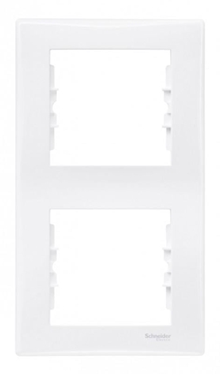 Attēls no Schneider Electric Ramka podwójna Sedna biaa (SDN5801121)