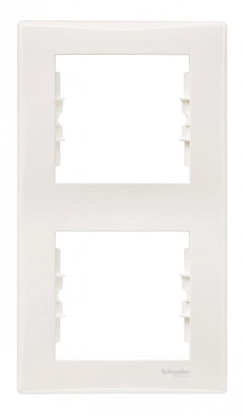 Attēls no Schneider Electric Ramka podwójna Sedna kremowa SDN5801123