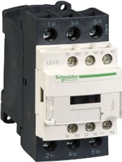 Picture of Schneider Electric Stycznik mocy I= 32A AC-3, styki pom. 1NC+1NO, nap. cewki 60 V DC LC1D32ND
