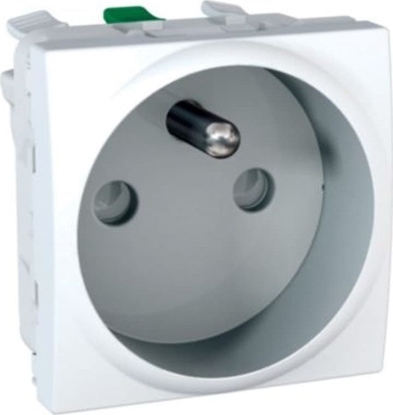 Изображение Schneider Electric Unica Gniazdo pojedyncze z/u 2P+Z bez ramki biae MGU3.059.18