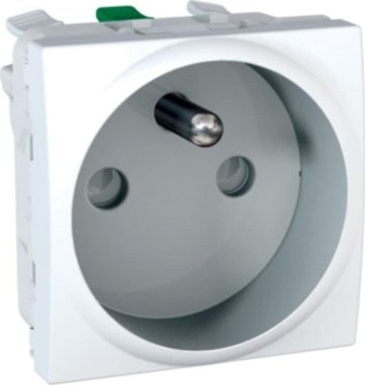 Picture of Schneider Electric Unica Gniazdo pojedyncze z/u 2P+Z bez ramki biae MGU3.059.18