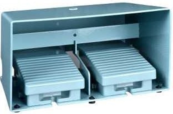 Picture of Schneider Electric Wycznik nony pojedynczy z oson niebieski metal 1Z 1R 1 krok (XPEM310)