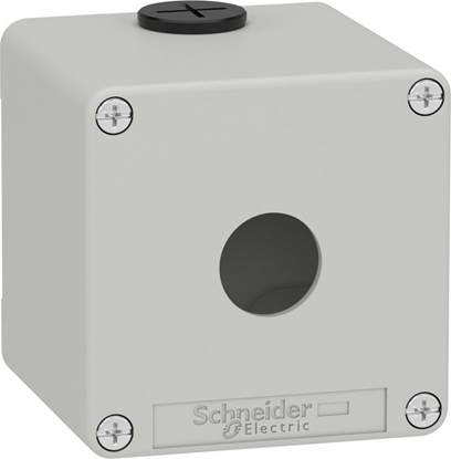 Picture of Schneider Harmony XAP Kaseta sterownicza pusta szara 1 otwór XAPD1501