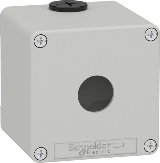 Picture of Schneider Harmony XAP Kaseta sterownicza pusta szara 1 otwór XAPD1501