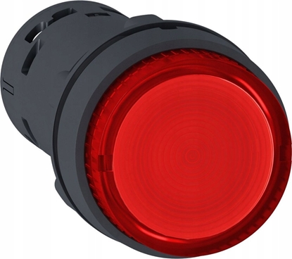 Picture of Schneider Przycisk podwietlany, LED, z sam. powr. -1NO, czerwony, 230V XB7NW34M1