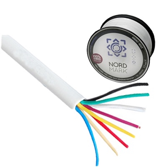 Изображение Security and alarm cable NMAC-80/22, 8x0.22, 100m