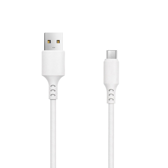 Picture of Setty Cable USB-A - microUSB / 1m / 2A / white