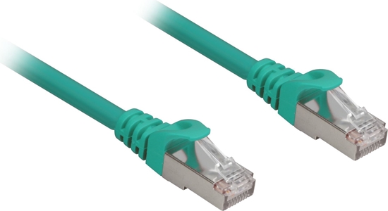Изображение Sharkoon RJ-45/RJ-45 kat.6a S/FTP zielony 1.5m