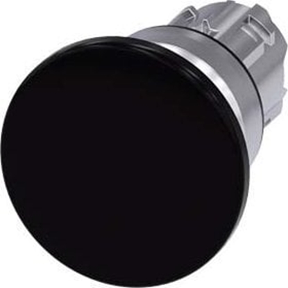 Picture of Siemens Napd przycisku grzybkowego czarny 22 mm metal 40 mm impulsowy 3SU1050-1BD10-0AA0