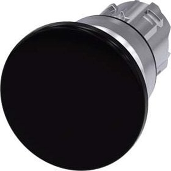 Picture of Siemens Napd przycisku grzybkowego czarny 22 mm metal 40 mm impulsowy 3SU1050-1BD10-0AA0