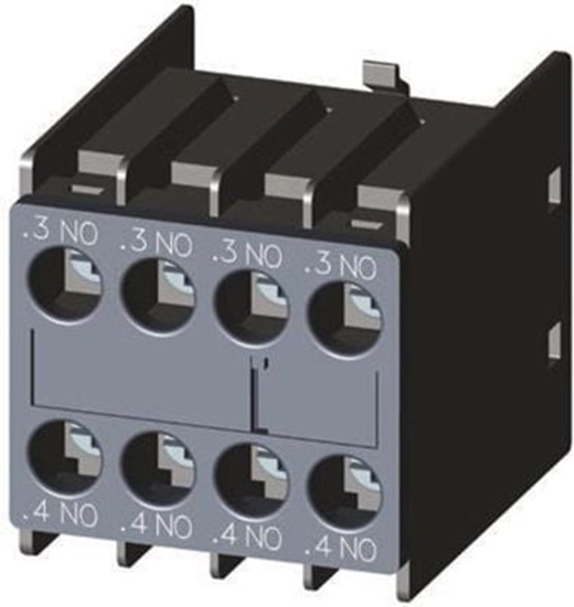 Изображение Siemens Styki pomocnicze 4Z 0R monta czoowy S00 (3RH2911-1FA40)