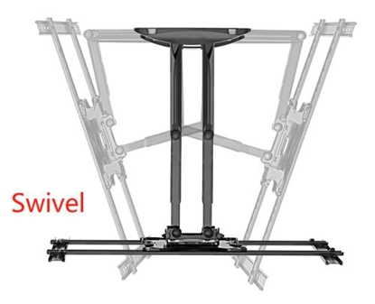 Attēls no Sienas stiprinājums televizoram Gembird Rotating full motion TV Wall Mount