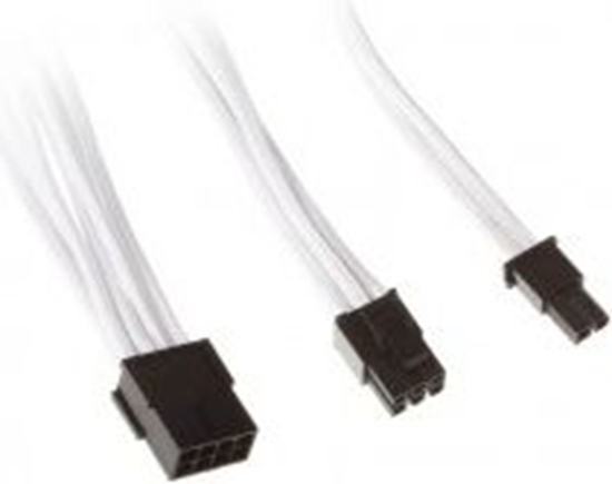 Picture of SilverStone PCIe 8-pin - PCIe 8-pin, 0.25m, Czarno-biay (SSTPP07PCIW)