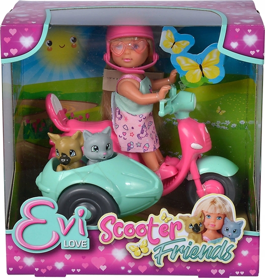 Picture of Simba Lalka Evi Love Przyjaciele na skuterze