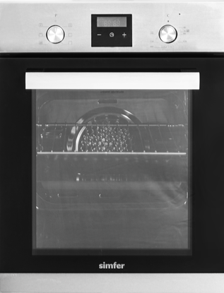 Picture of Simfer Oven | 4207BERIM.1 | 47 L | Multifunctional | Manual | Pop-up knobs | Height 54.1 cm | Width 45 cm | Stainless Steel