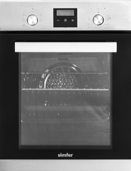 Изображение Simfer Oven | 4207BERIM.1 | 47 L | Multifunctional | Manual | Pop-up knobs | Height 54.1 cm | Width 45 cm | Stainless Steel
