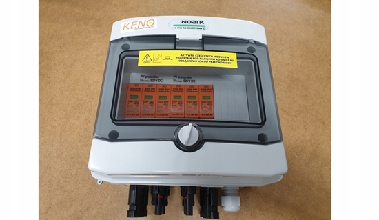 Изображение Skrzynka przyczeniowa hermetyczna z ogranicznikiem przepi DC, 1000V, typ 1+2, 2x acuch PV, 2x MPPT SH-6 DC