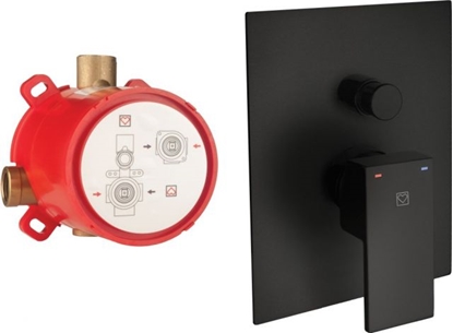 Picture of Slēpta maisītāja komplekts SQ melns Herz