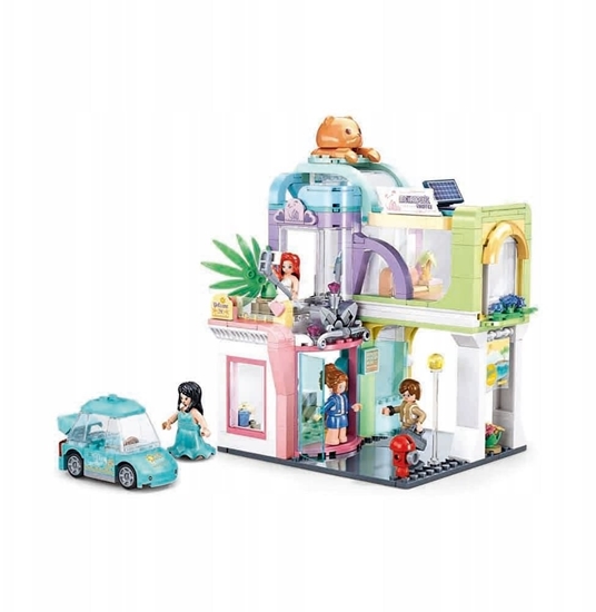 Picture of Sluban Crown hotel  435 det. konstruktor dzieciom 6+, dugo 17,6 cm