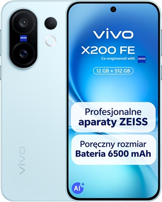 Attēls no Smartfon Vivo X200 FE 5G 12/512GB Niebieski  (5670272)