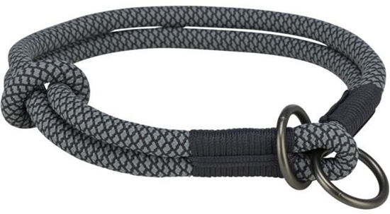 Picture of Soft Rope, obroa zaciskowa, dla psa, czarna/szara, nylon, L: 50 cm/o 10 mm