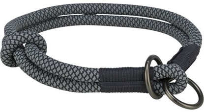 Picture of Soft Rope, obroa zaciskowa, dla psa, czarna/szara, nylon, S: 35 cm/o 10 mm