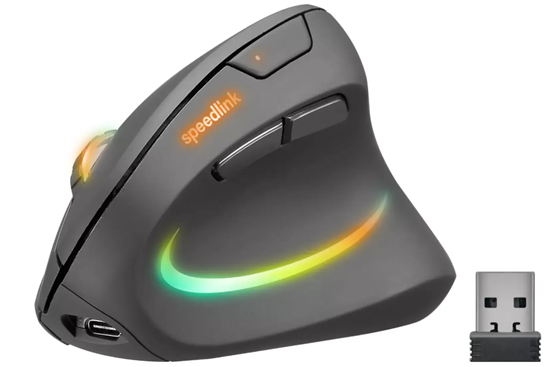 Picture of Speedlink PIAVO PRO Rechargeable Vertical Mouse Wireless