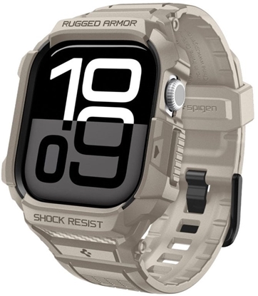 Изображение SPIGEN RUGGED ARMOR PRO V2 APPLE WATCH 10 / 11 (46 MM) DUNE BEIGE
