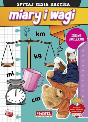 Attēls no Spytaj Misia Krzysia. Miary i wagi z naklejkami