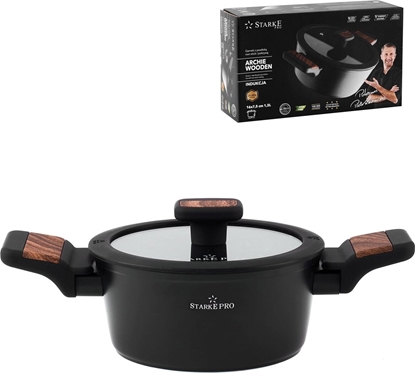 Изображение Starke pro Garnek z pokrywk Starke Pro Archie Wooden 1,2 l