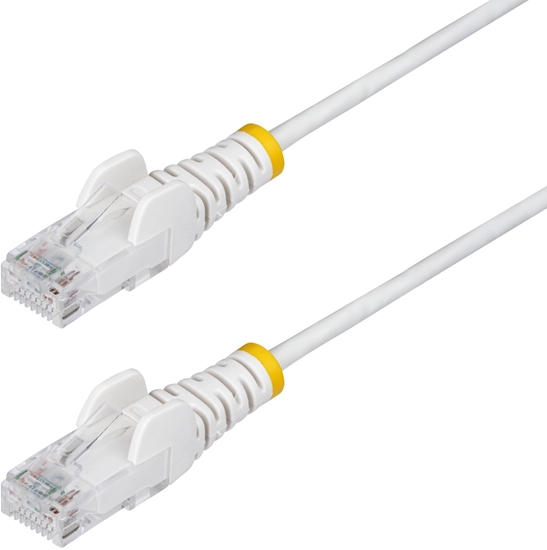 Изображение StarTech N6PAT250CMWHS kabel sieciowy Biay 2,5 m Cat6 U/UTP (UTP)