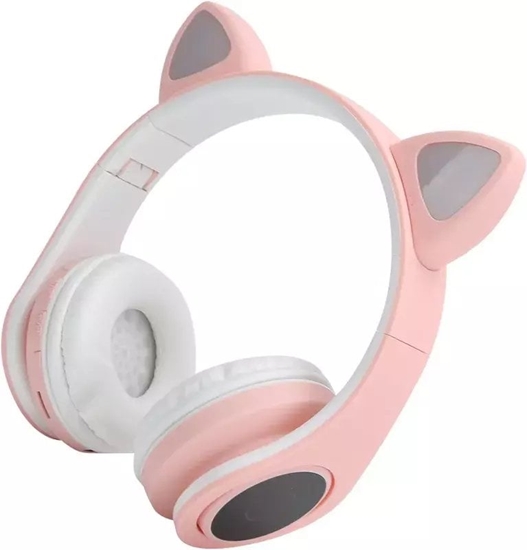 Picture of Suchawki ExtraLink Kids Headphones Pro Pink Wired headphones Cat Ears