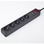 Picture of EnerGenie | Surge Protector SPG5-C-10/ 3 m/ 5 Sockets/ Black