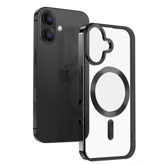 Picture of Swissten Clear Jelly MagStick Metallic Case for Apple iPhone 17 Pro