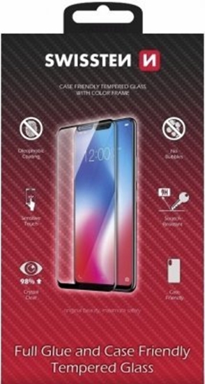 Picture of Swissten Full Face Tempered Glass for Xiaomi Redmi Note 14 Pro 5G