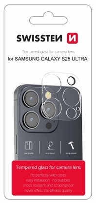 Изображение Swissten Tempered Glass For Camera Lens for Samsung Galaxy S25 Ultra 5G