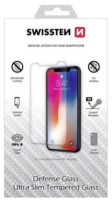 Изображение Swissten Tempered Glass Premium 9H Screen Protector Samsung G970 Galaxy S10e (Not Curved)