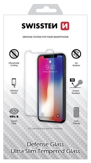 Изображение Swissten Tempered Glass Premium 9H Screen Protector Samsung G970 Galaxy S10e (Not Curved)