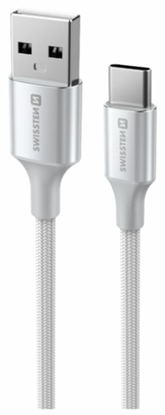 Picture of Swissten Textile II USB - USB-C Data and Charching Cable 1.5m