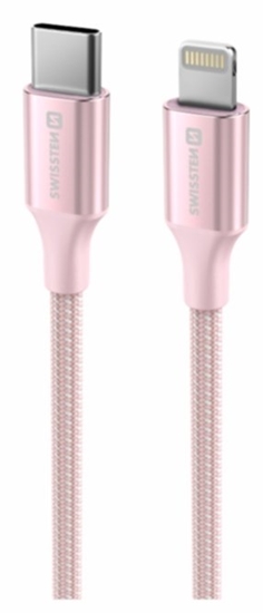Picture of Swissten Textile II USB-C - Lightning Data and Charching Cable 1.5m
