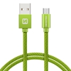 Изображение Swissten Textile Quick Charge Universal Micro USB Data and Charging Cable 0.2m